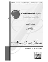 Consecration Prayer SATB choral sheet music cover